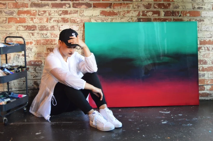 Chick Chat:  Taylor Bailey Paints With Her Sole