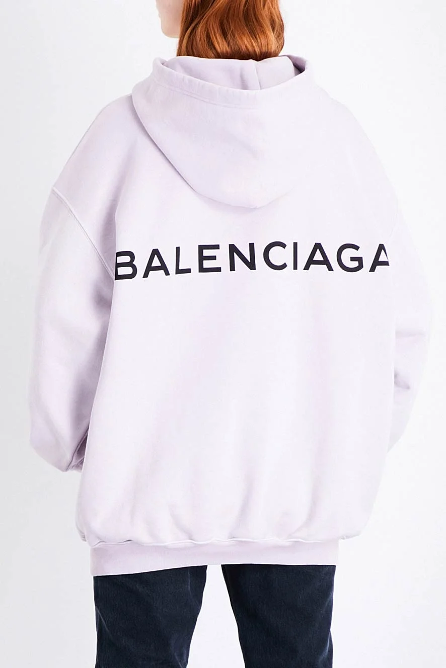 balenciaga hoodie selfridges