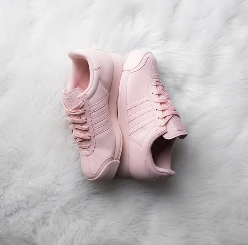 All pink adidas samoa deals