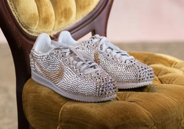 bedazzled wedding sneakers