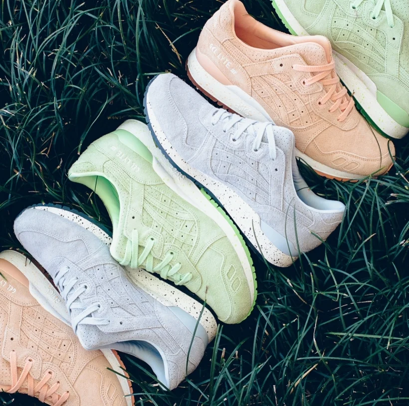 colorful asics gel lyte