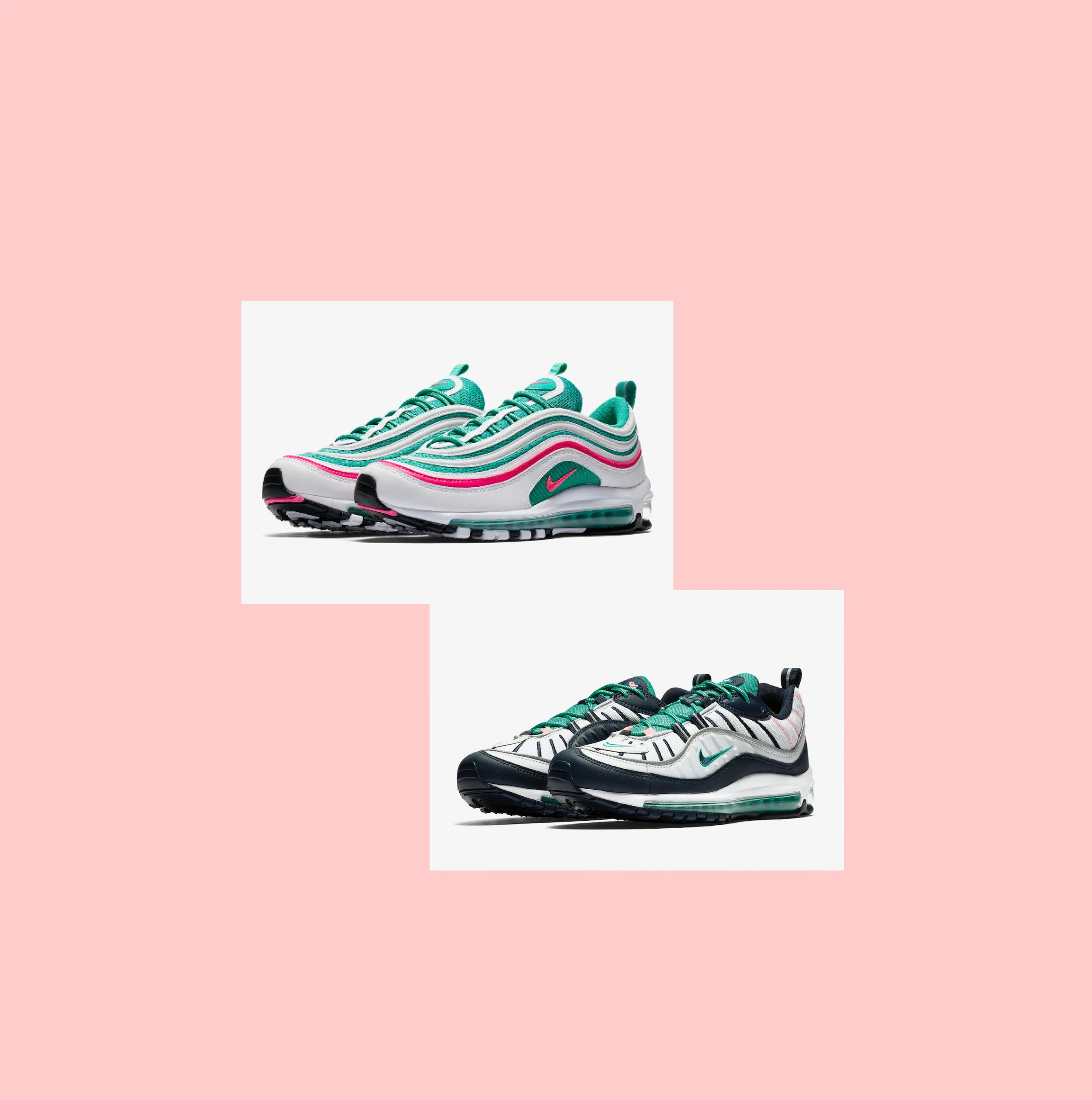 The Nike Air Max 98 and Air Max 97 Receive A Tropical Treatment