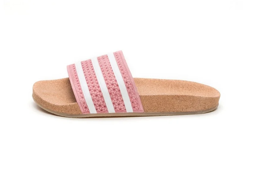 adidas adilette slides cork