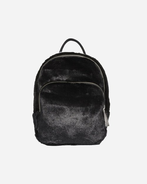 Adidas faux fur backpack hotsell