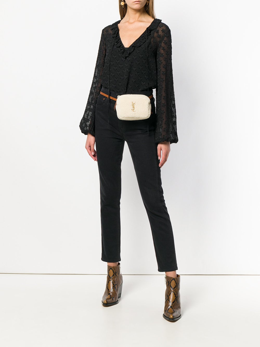 This YSL Shearling Lou Belt Bag Is Making Us Think Of The Colder