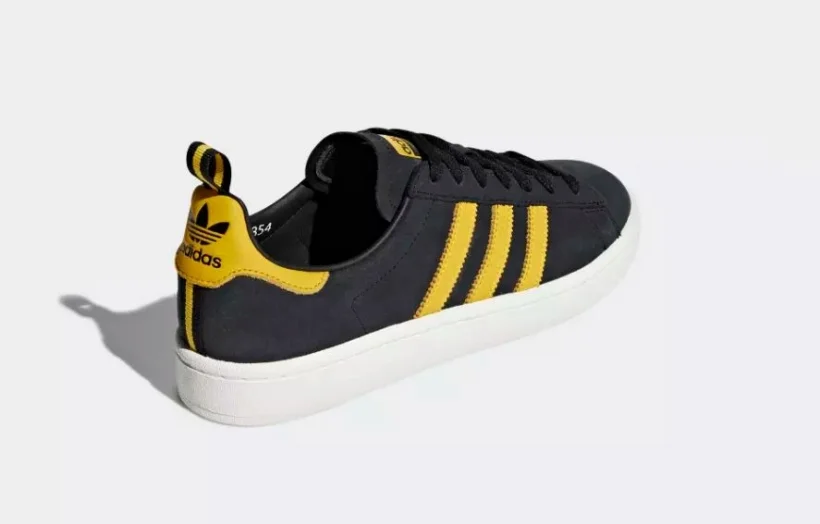 adidas campus black yellow