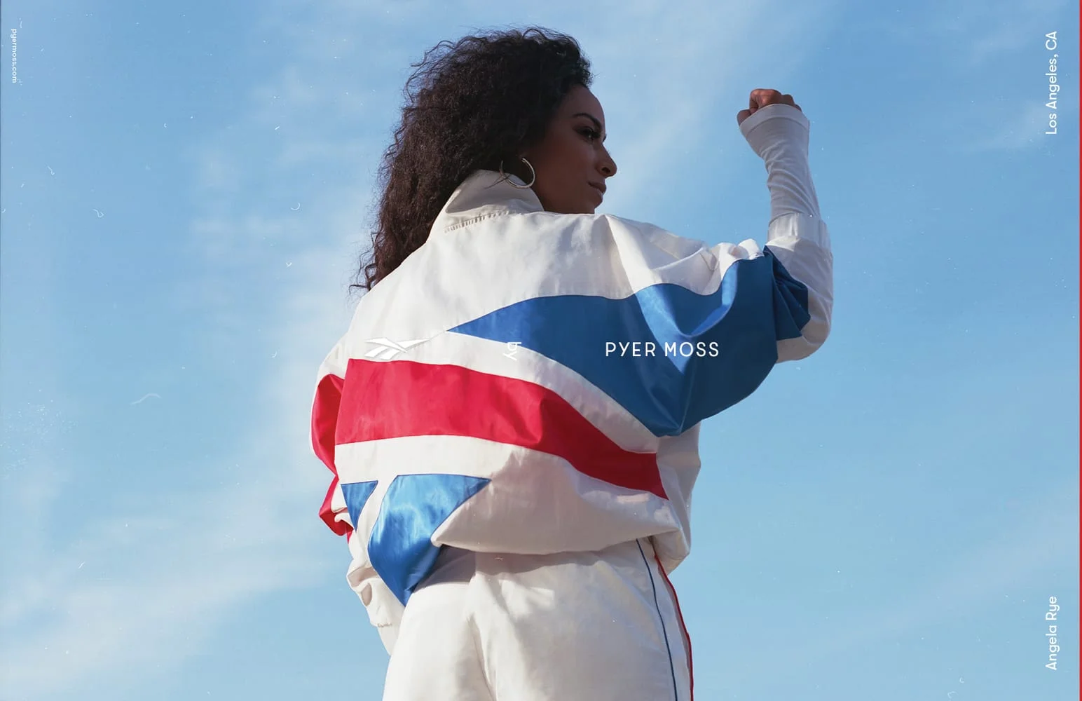 Angela Rye for Pyer Moss Fall 2018. Photo: Rubberband and Kerby Jean-Raymond