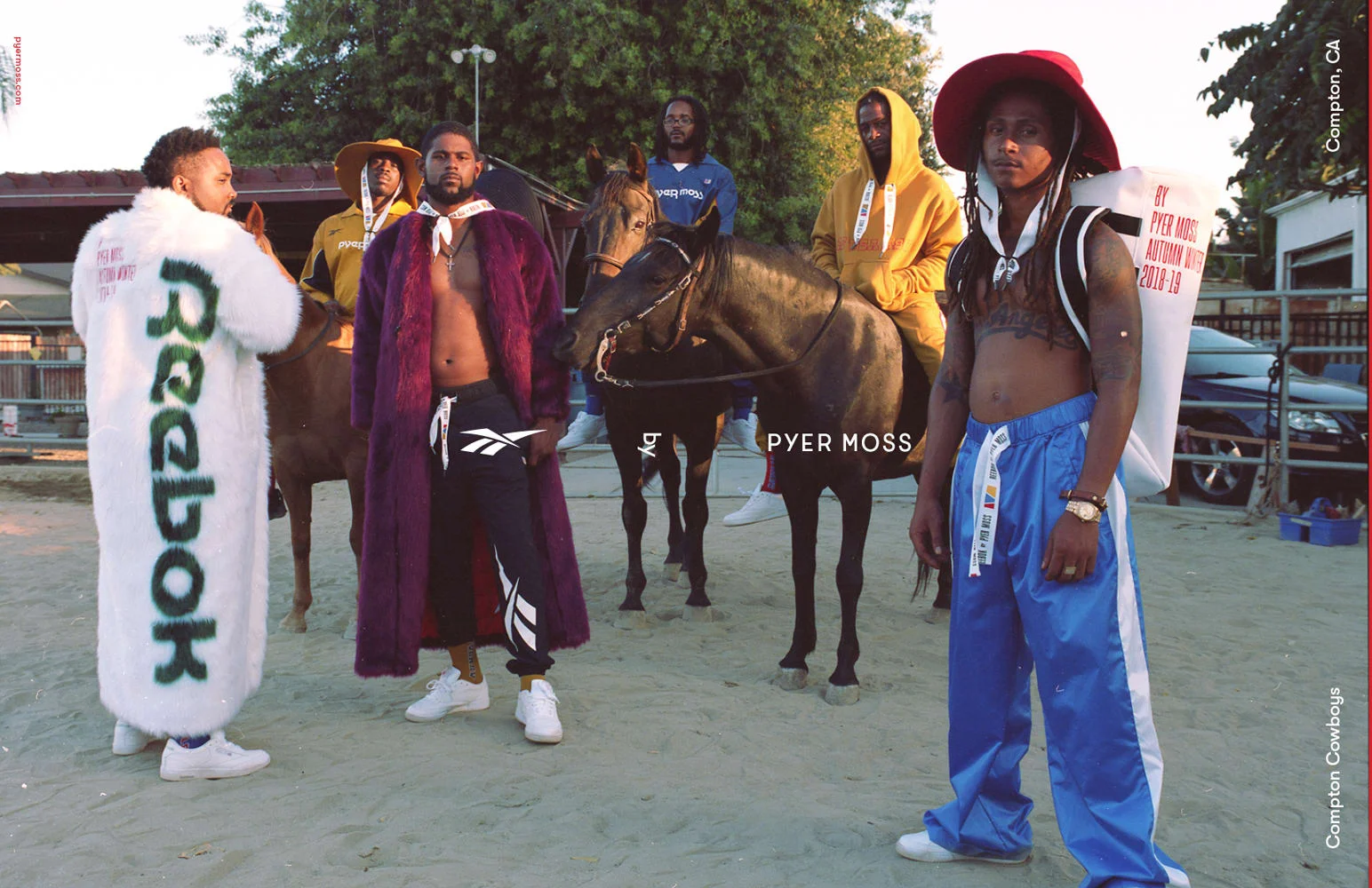Compton Cowboys for Pyer Moss Fall 2018. Photo: Rubberband and Kerby Jean-Raymond.