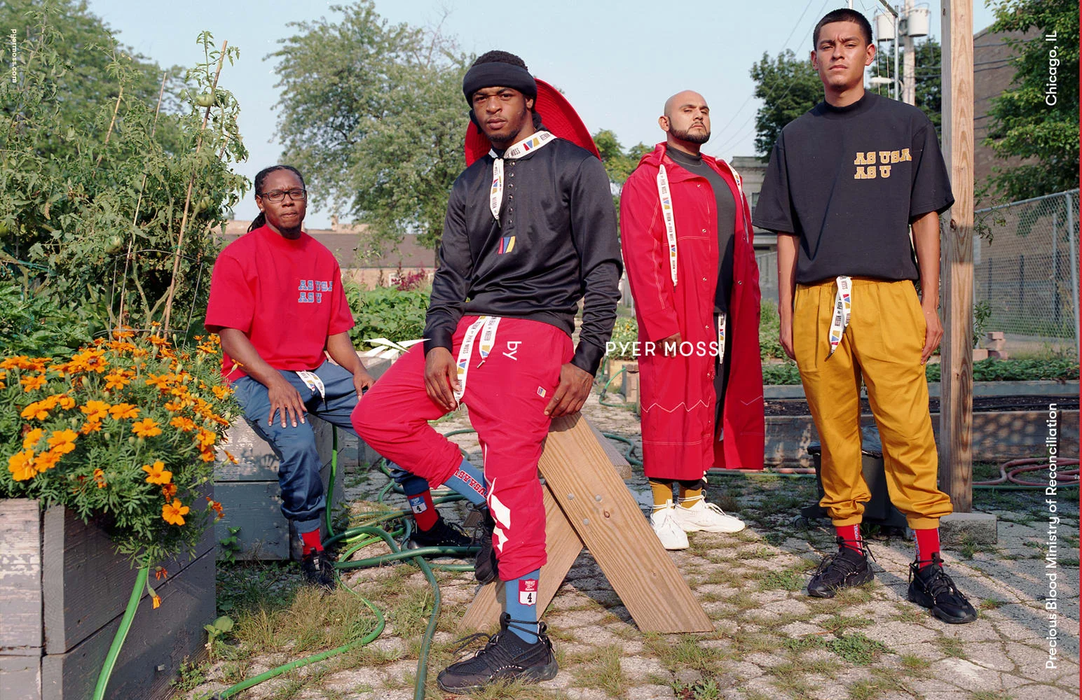 Precious Blood Ministry for Pyer Moss Fall 2018. Photo: Rubberband and Kerby Jean-Raymond.