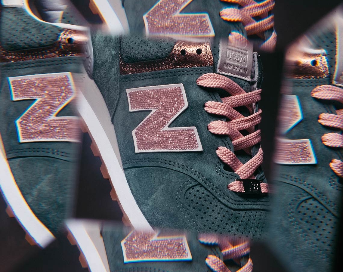 Shine All Season In This New Balance 574 With Swarovski Crystals — CNK Daily (ChicksNKicks)
