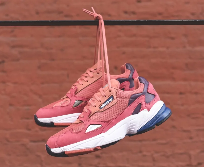 adidas falcon raw pink