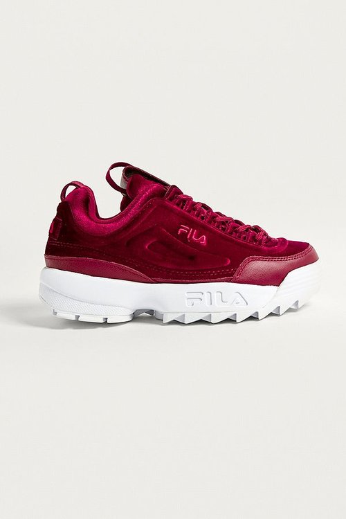 Indulge in this Red FILA Disruptor — CNK (ChicksNKicks)
