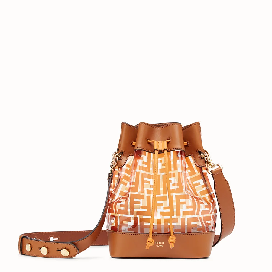 clear fendi bucket bag