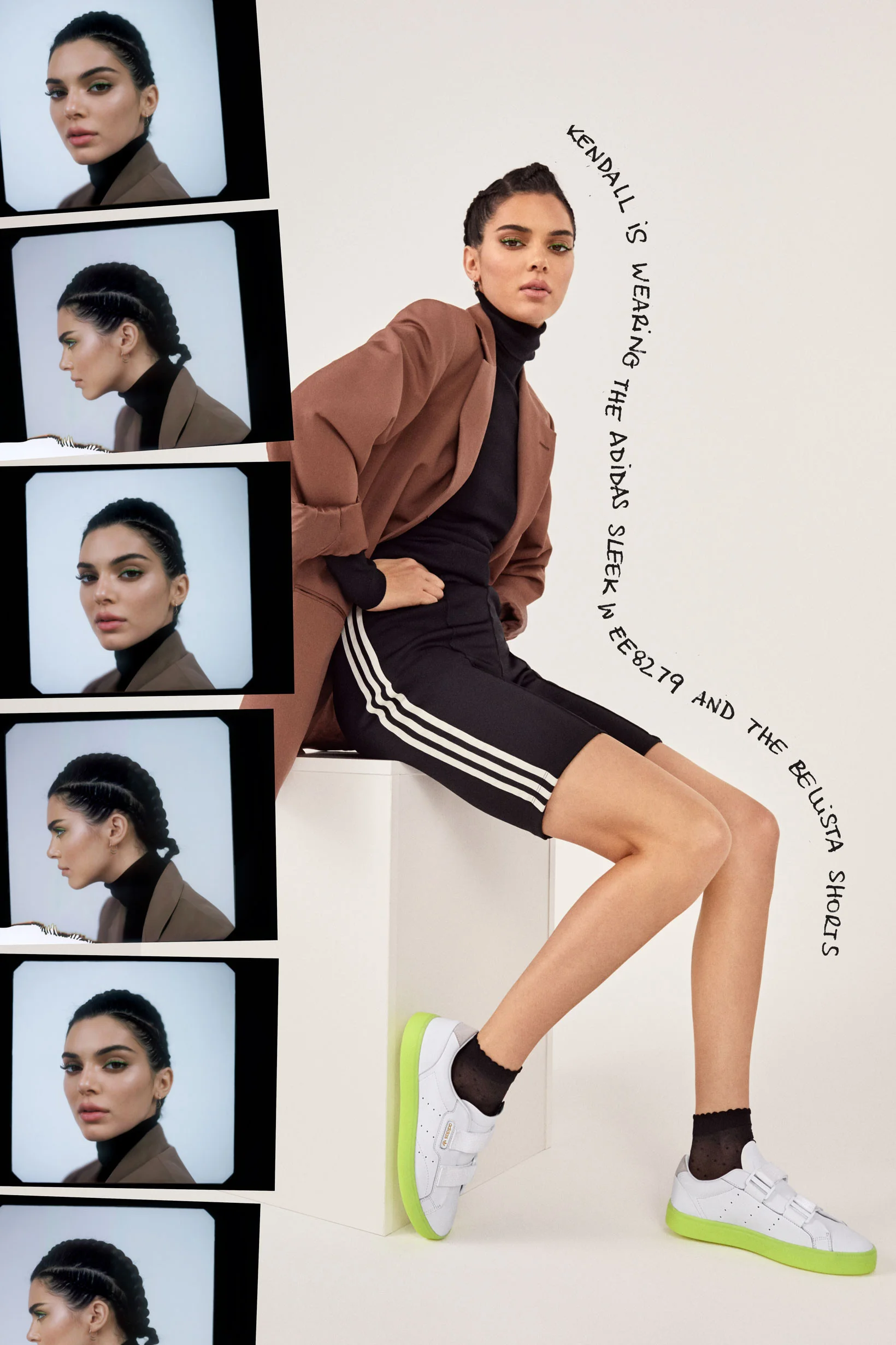 kendall jenner sleek adidas