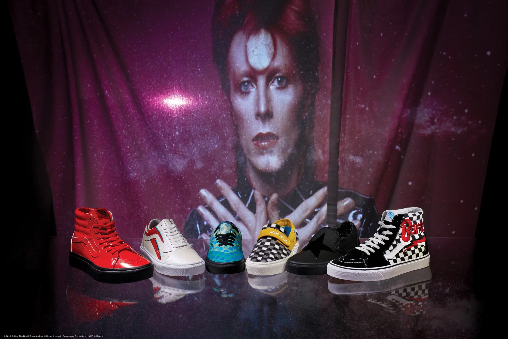 Vans Debuts Two New Collaborations With The Legend David Bowie And Pro Skater Lizzie Armanto