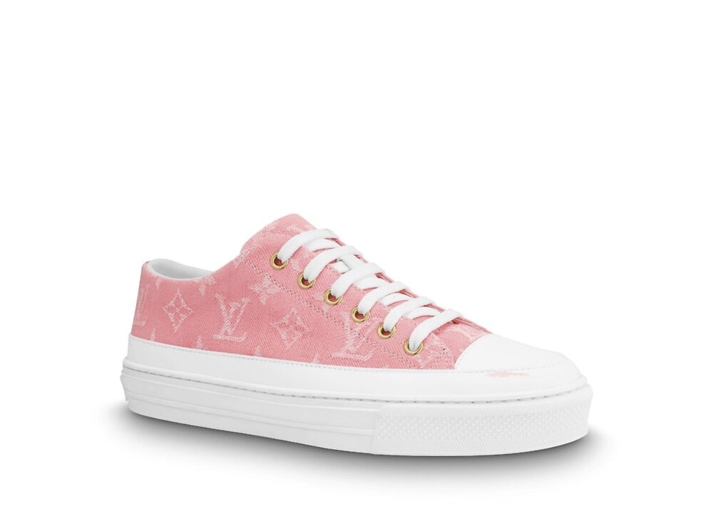 New Louis Vuitton Pink Monogram Sneakers And Sandals Will Match