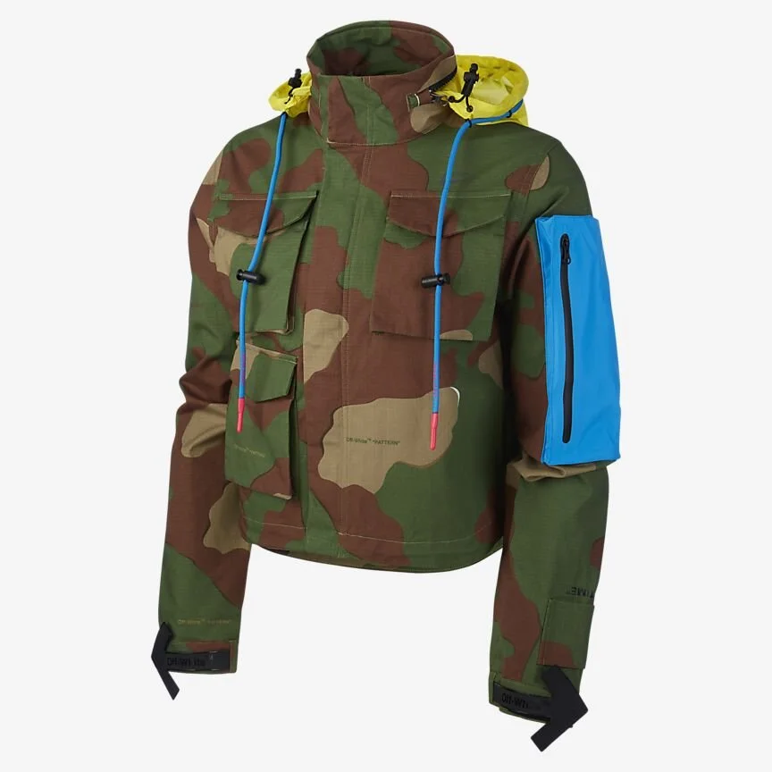 nike camo jacket womens