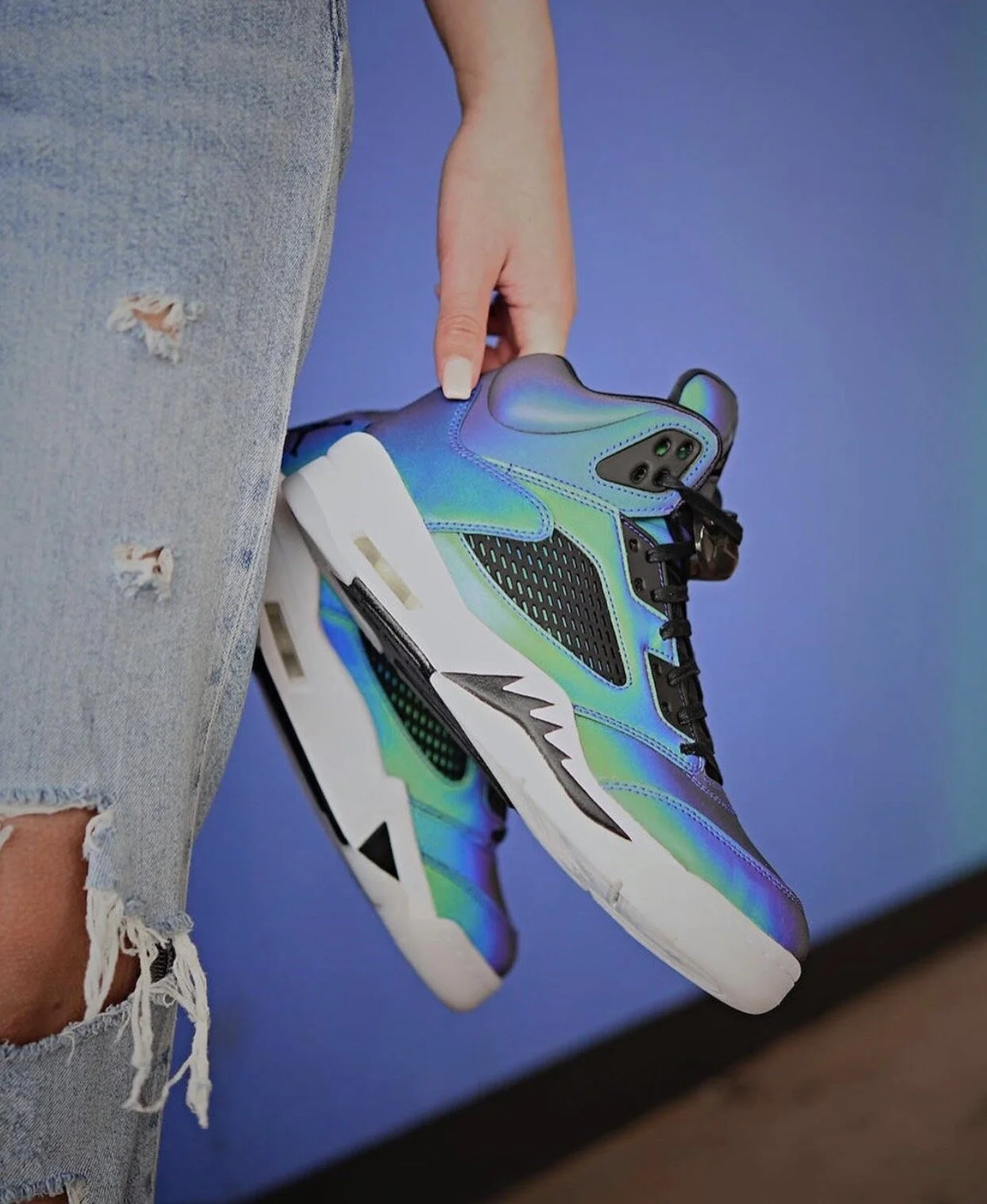 Cop or Can: WMNS Air Jordan V in 'Iridescent Oil Grey'