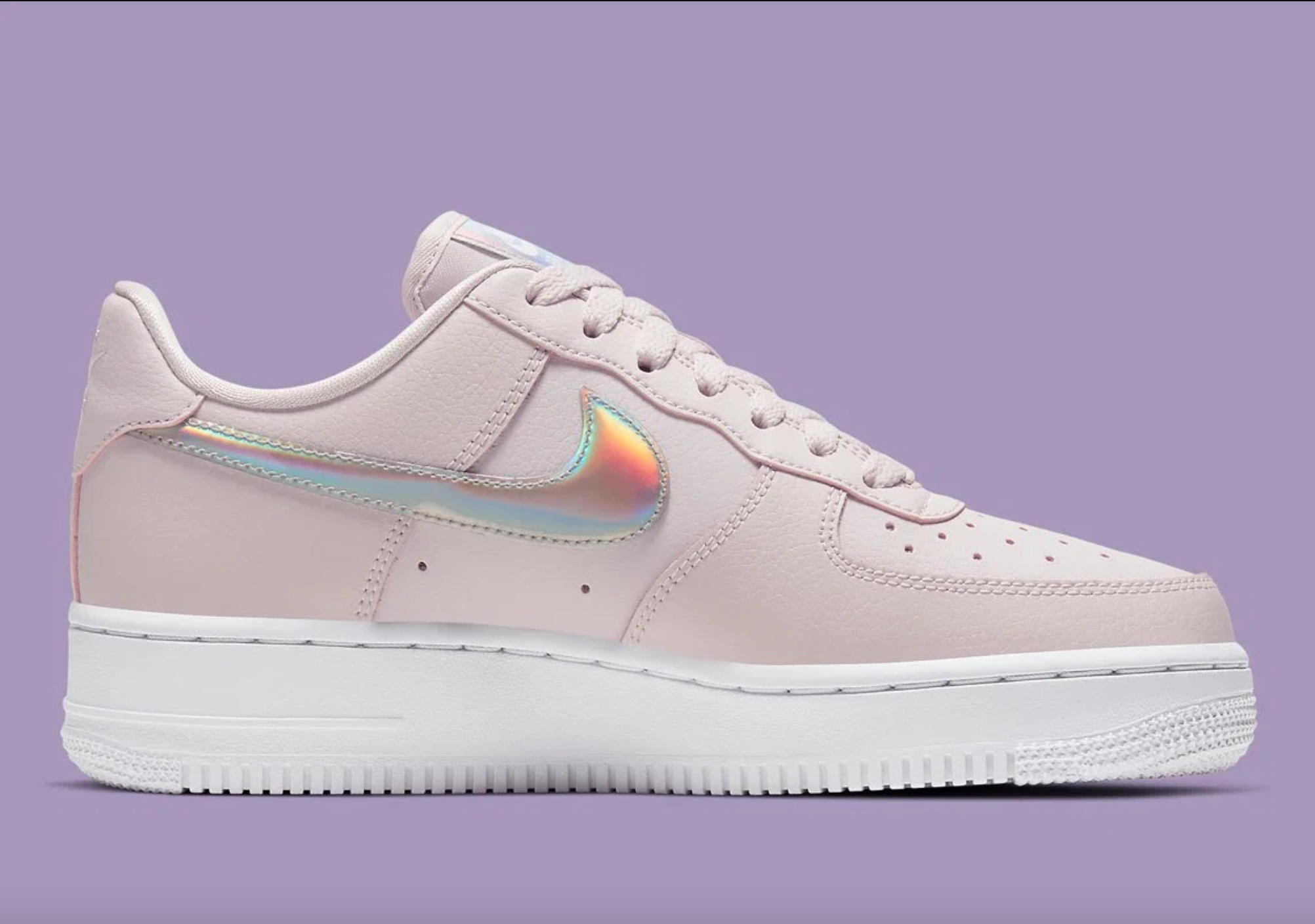 air force 1 with holographic nike sign