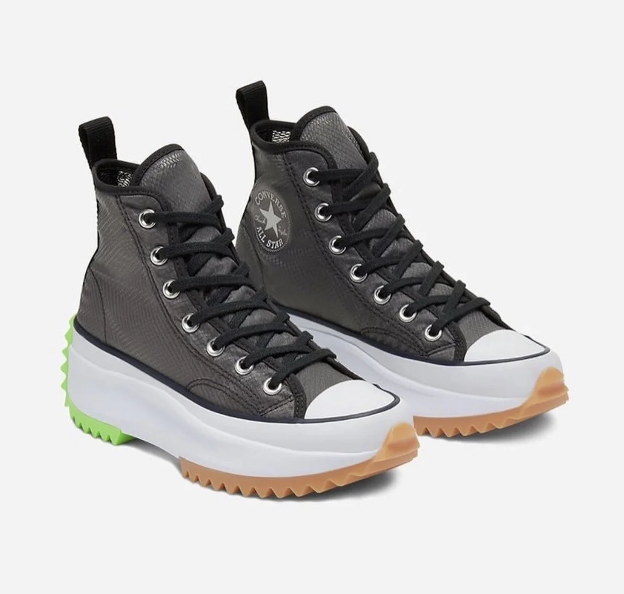 unisex mesh concrete heat run star hike high top