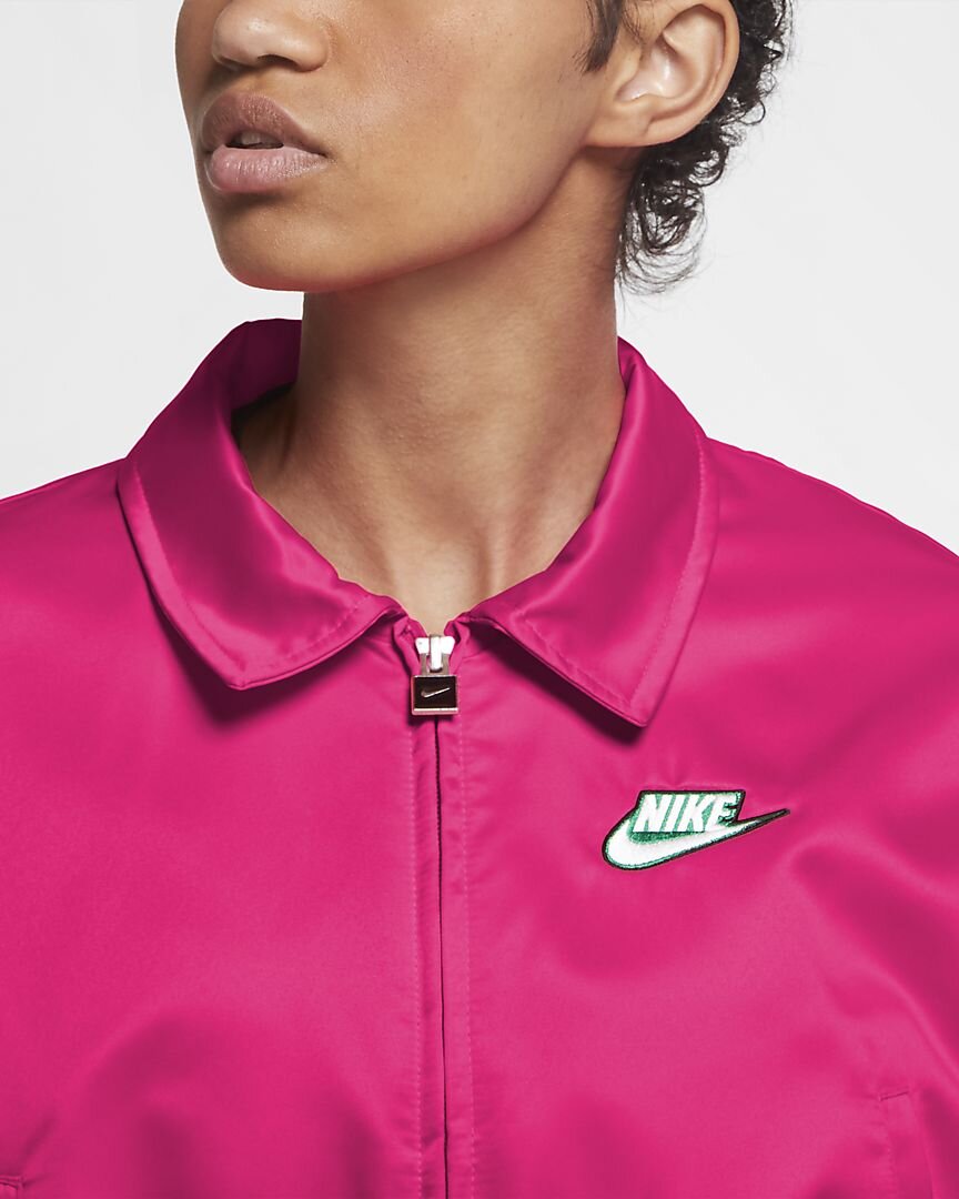 CNK-Nike-Sportswear-Icon-Clash-Womens-Satin-Long-Jacket-Hyper-Pink-Up-Close-Front.jpg