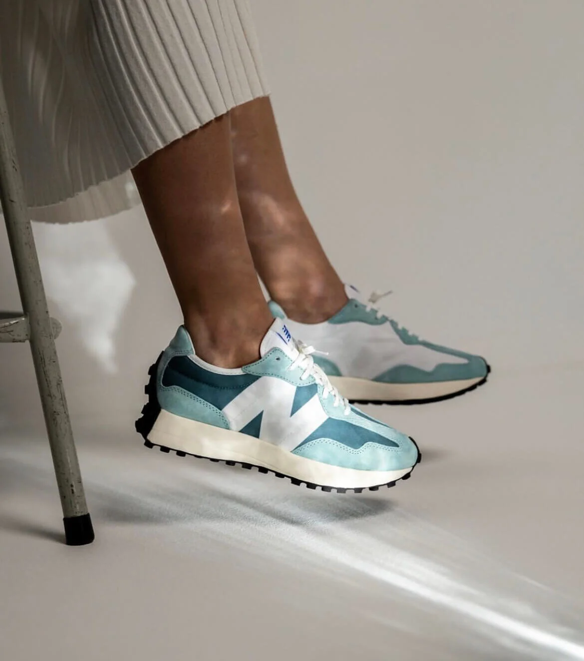 WMNS New Balance 327 'Storm Blue' | Available Now