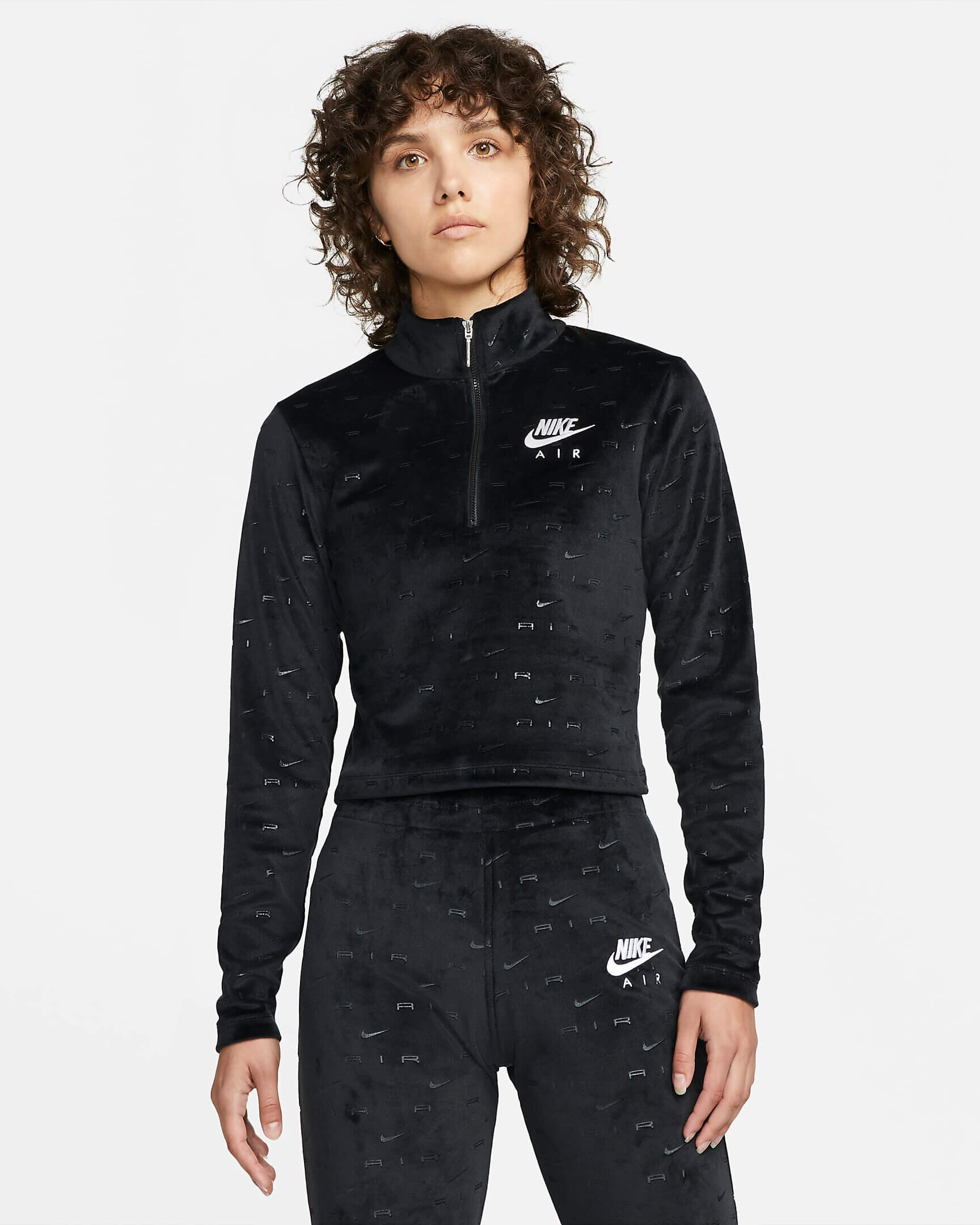 CNK-Nike-womens-velour-1-4-zip-long-sleeve-top-black.jpeg