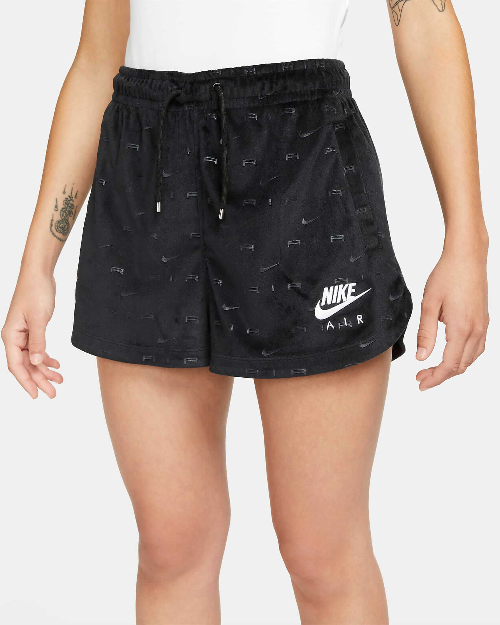 CNK-Nike-womens-velour-shorts-black.jpeg