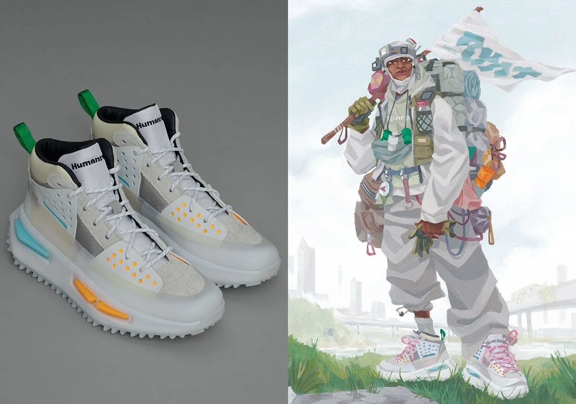 Pharrell x adidas Hu NMD S1 Ryat 'Core White' | Release Info