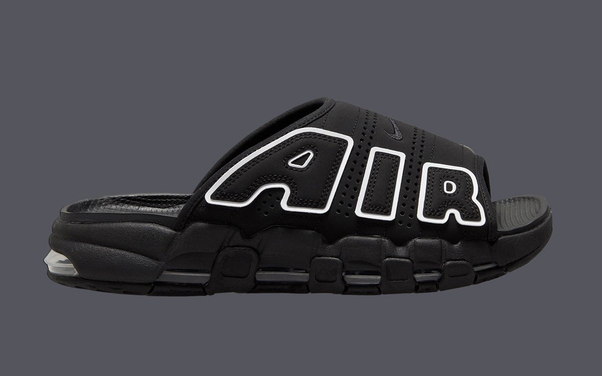 Nike Air More Uptempo Slide "Black"