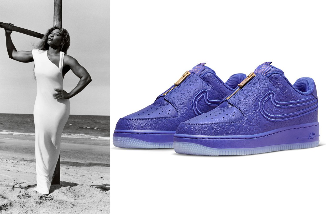 Serena Williams x Nike Air Force 1 LXX Zip 'Lapis' | First Serena Williams x Nike Air Force 1 LXX Zip 'Lapis' | First