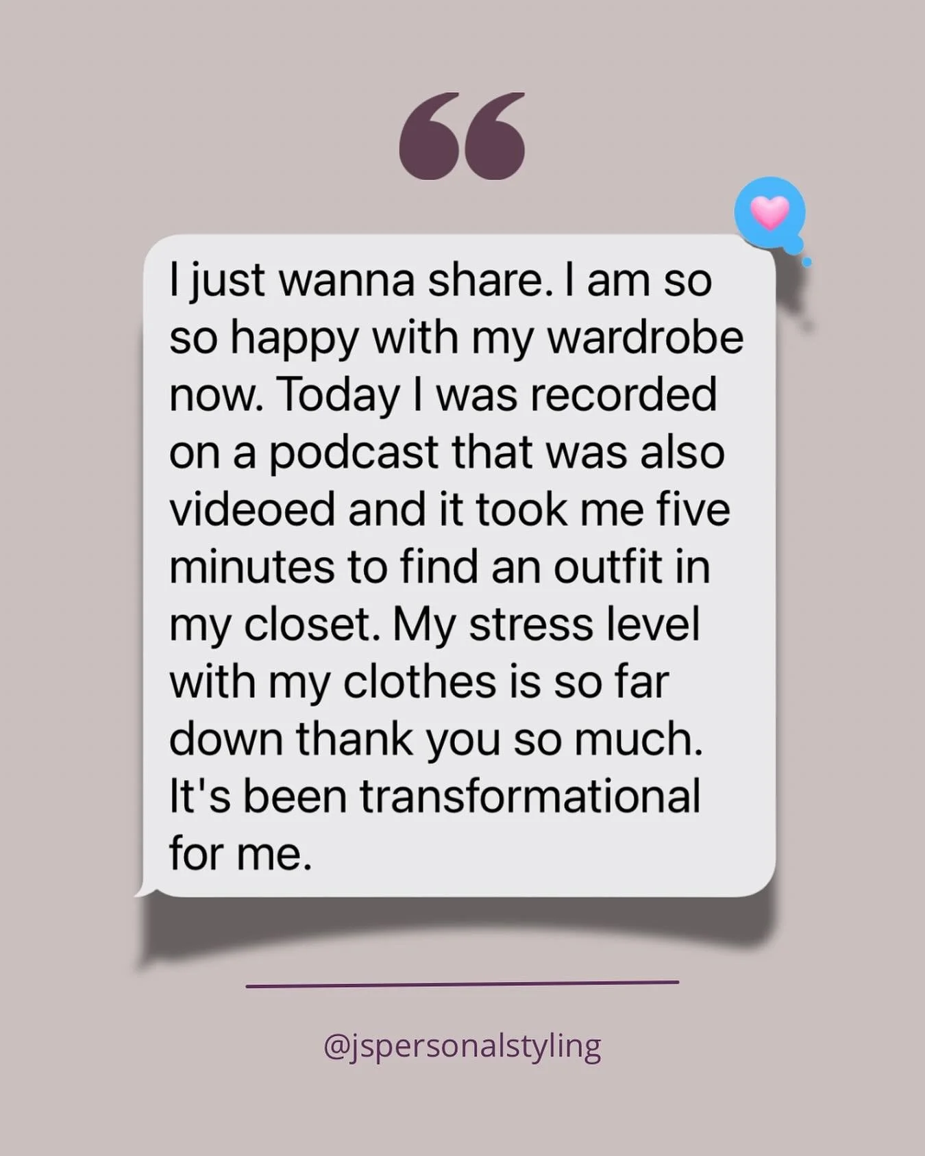 I loooovvveee receiving these messages from clients 💗 Thank you JT for your kind words!! 🤗🙏🏼 #thisisme #thisissome #jodiskorupski #personalstylisthouston #personalshopperhouston #wardrobestylisthouston #styletips #perimenopause #menopause