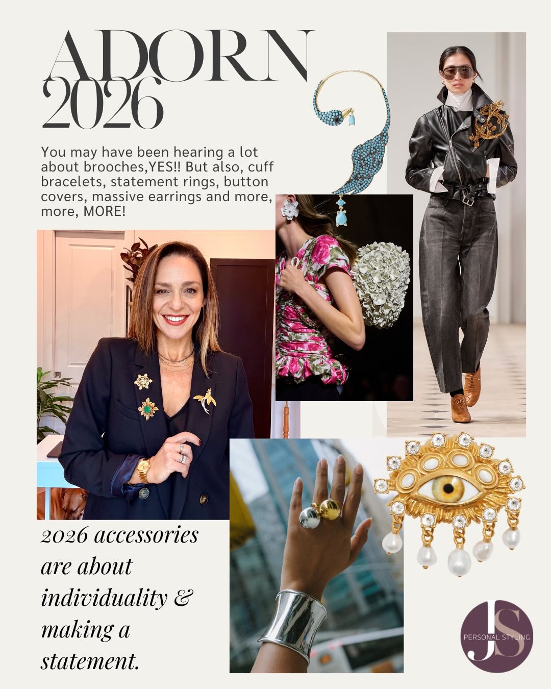 I am SO EXCITED for the return of big statement jewelry!! If you&rsquo;ve been rocking the delicate layered necklaces and stacked bracelets-GREAT! Keep doing it, I will too. But it&rsquo;s time to incorporate some new pieces too. You&rsquo;ve probabl