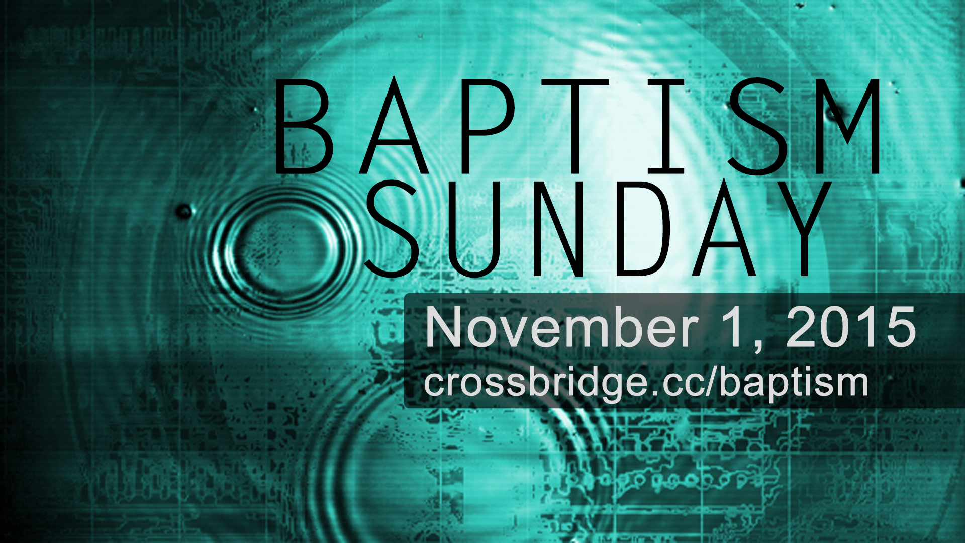 BAPTISM SUNDAY - November 1 Take your next step in following Jesus by going public with your faith through Baptism! Email HERE to receive a baptism packet with more information about this important step.