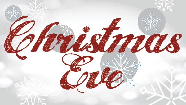 CHRISTMAS EVE SERVICES - Thursday, December 24 I 5:00 PM and 7:00 PM Celebrate the coming of Jesus into the world at one of our Christmas Eve Services. This is a wonderful Crossbridge tradition for the whole family. Childcare for children 2 years and younger is available with a reservation ONLY! Space is limited so reserve your spot by registering HERE !