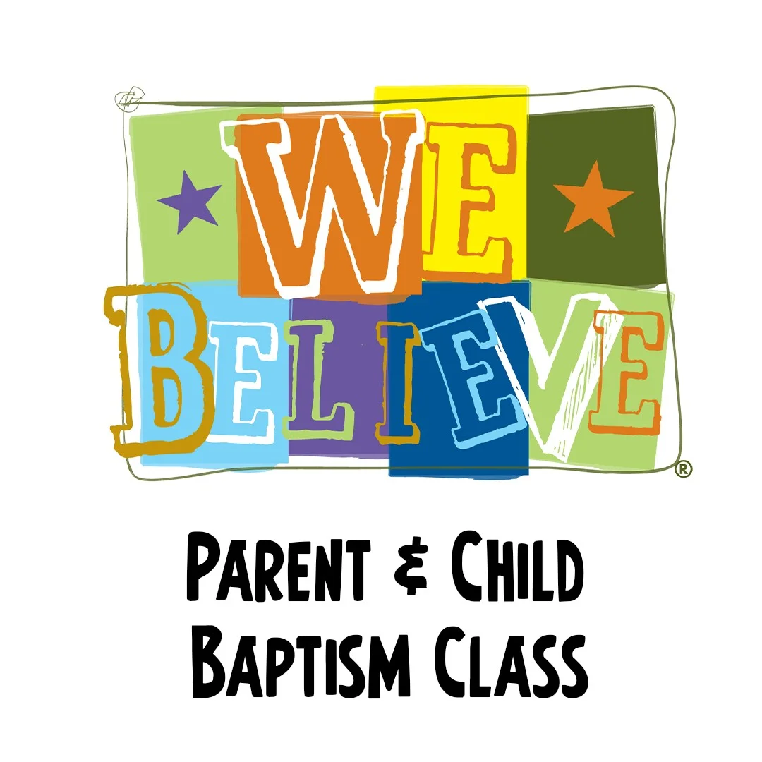 WE BELIEVE | JULY 21 Has your 1st-6th grade child recently accepted Jesus as their Savior and interested in baptism? Or do they have questions about salvation and baptism? Please join us for a Parent+Child Class on July 21st@ 1pm in Preschool Room 5. Click HERE to register.