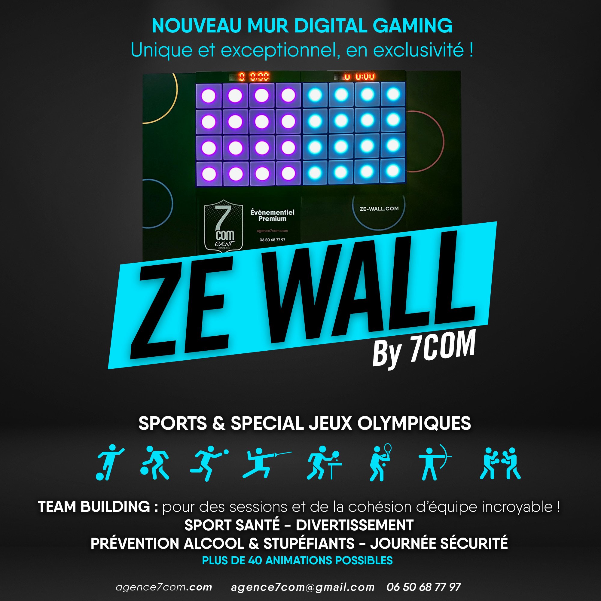 mur digital gaming — Actualités — Agence 7com