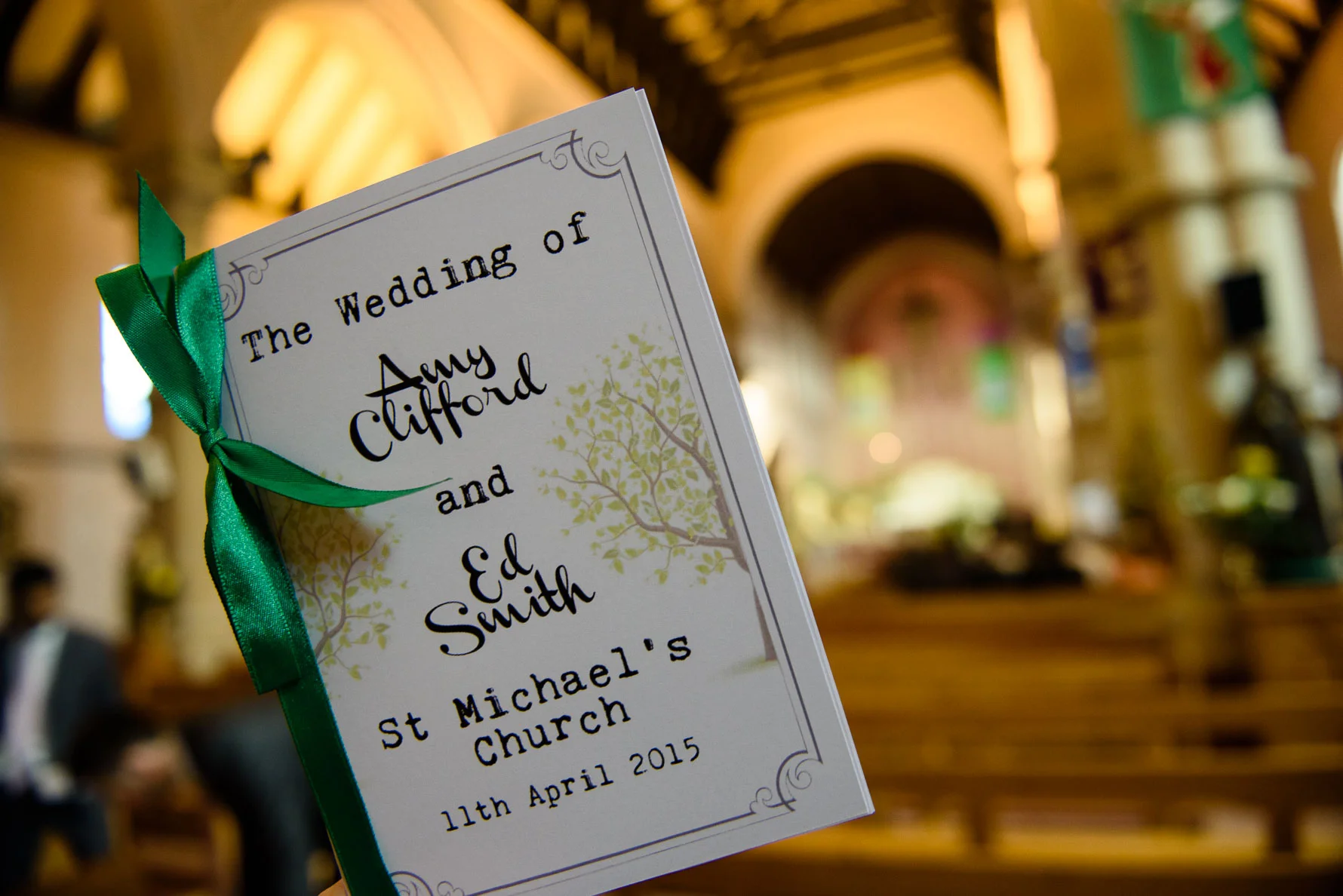 Amy and Ed's wedding