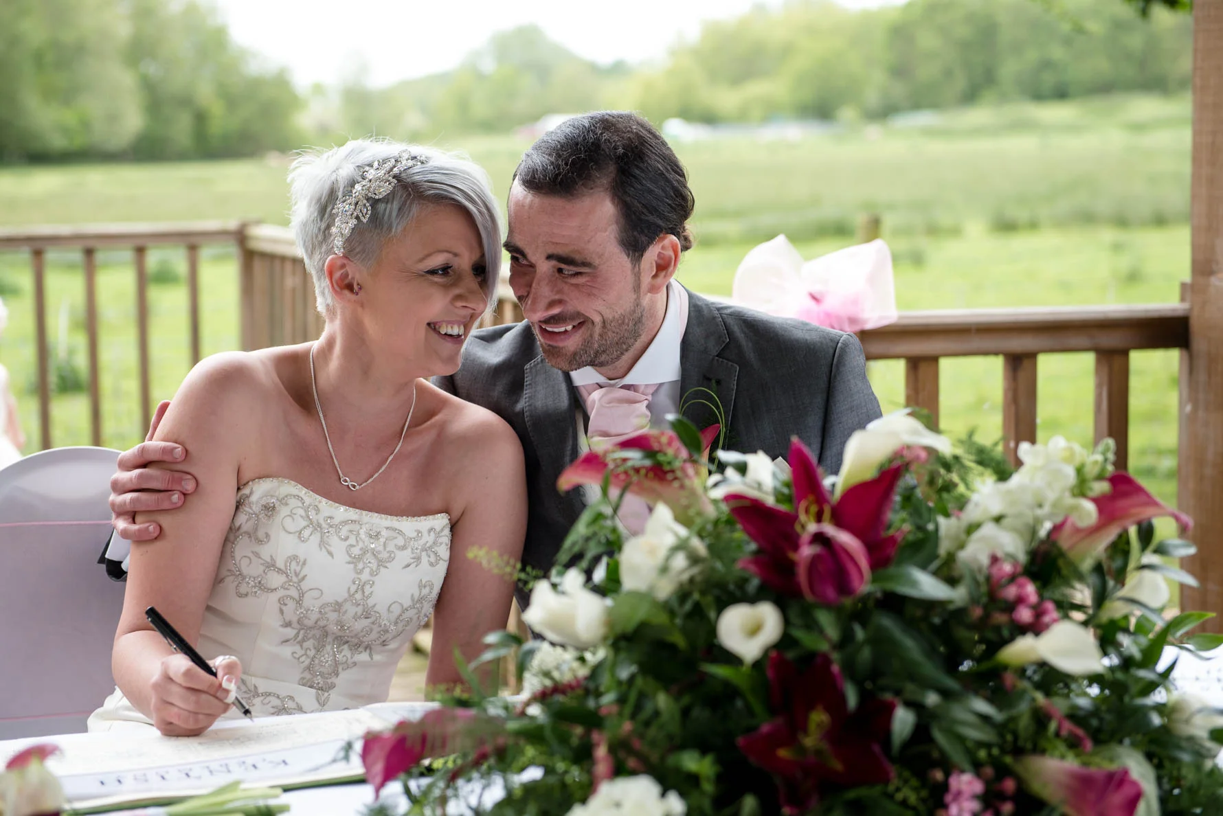 Sarah and Dave at Howfield Manor-13