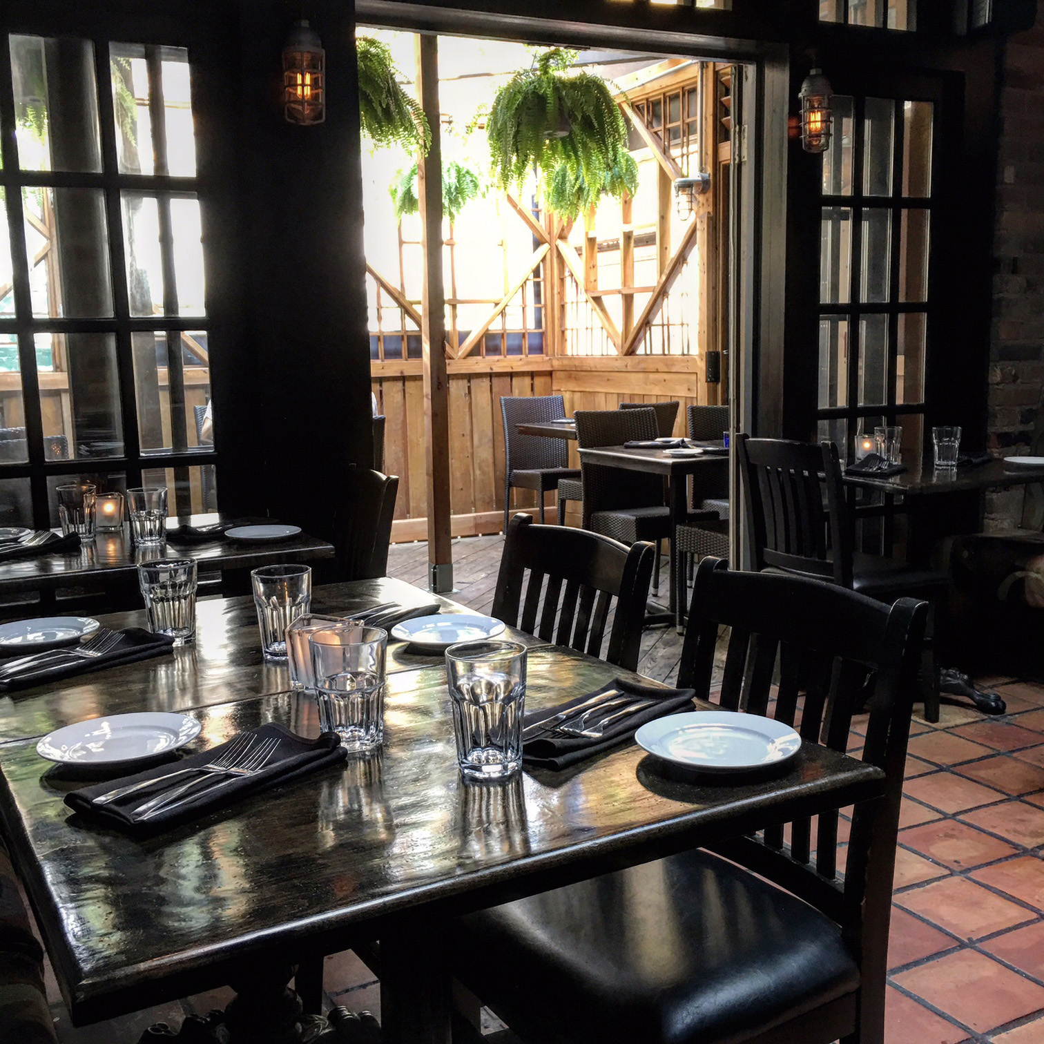 View of Zee Grill's Summer Room