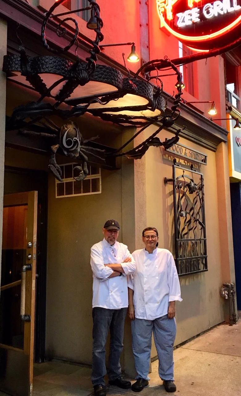 Jac and Fong - chefs at large at Zee Grill