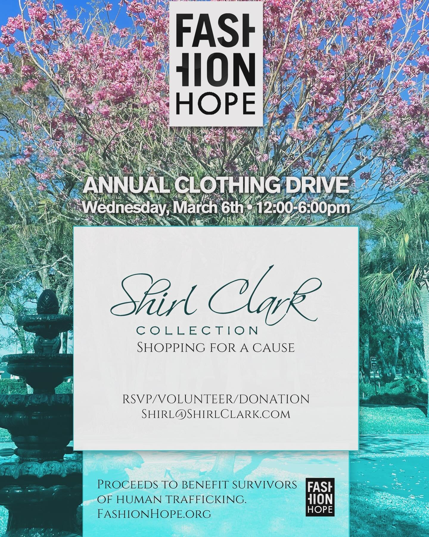 Help us help others. @courageworld @gloryhouseofmiami @samaritanvillage recipient organizations for this drive. March 6th in Orlando #orlando #miami #tanzania #empoweredwomenempowerwomen #styleasurvivor any questions email us at info@fashionhope.org 