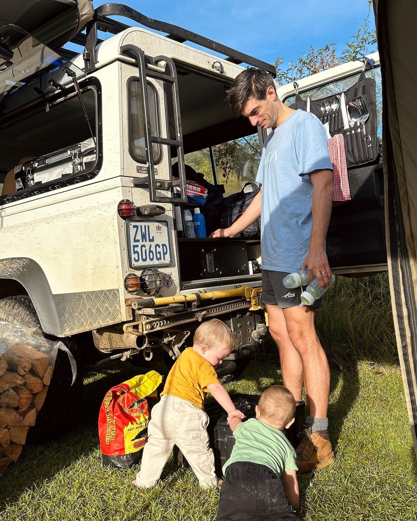 Back at it with the boys in Injisuthi! We had a rough start to the year with lots of illness. We&rsquo;re so happy to be on our first camping trip for 2024! 

Ben bought these @groundcoverleathercompany Sabi&rsquo;s boots at the end of last year. He 