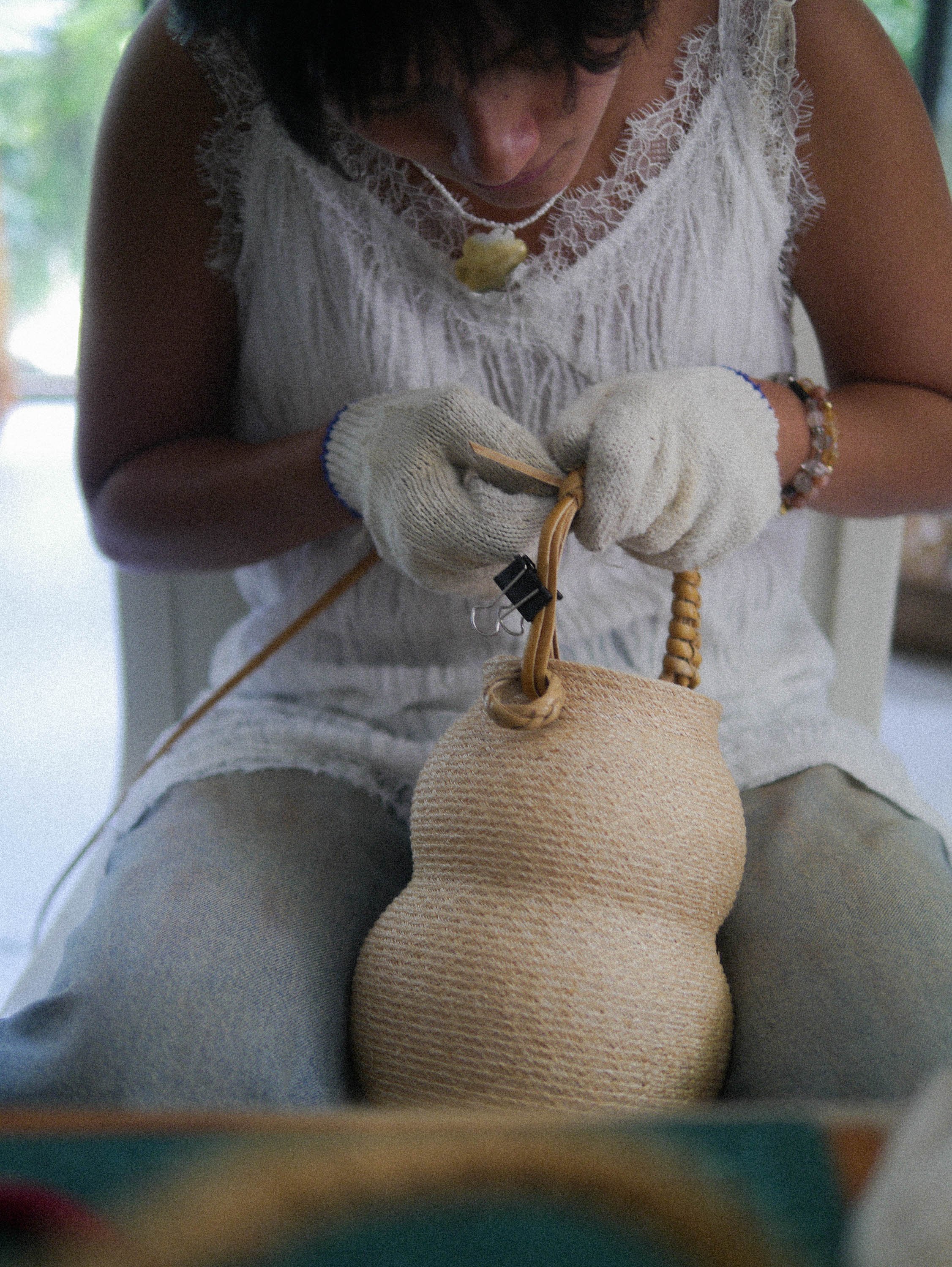 new object: the rattan straw bag