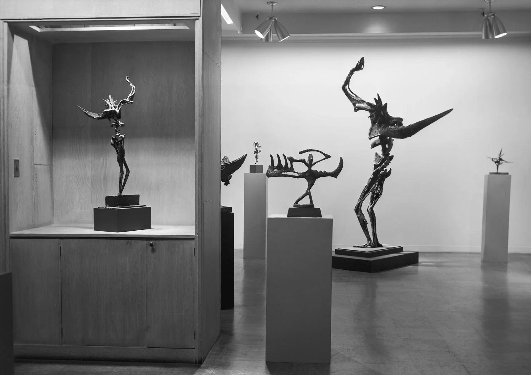 From Left to right: Skylark (study), Emergence I, Skylark, Migrant