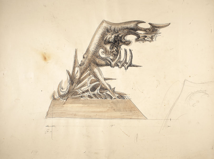 Monument to Unknown Political Prisoner Study, 1959