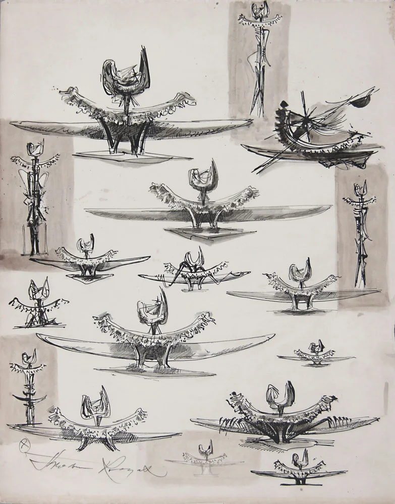 Studies for Invocation #2, 1948