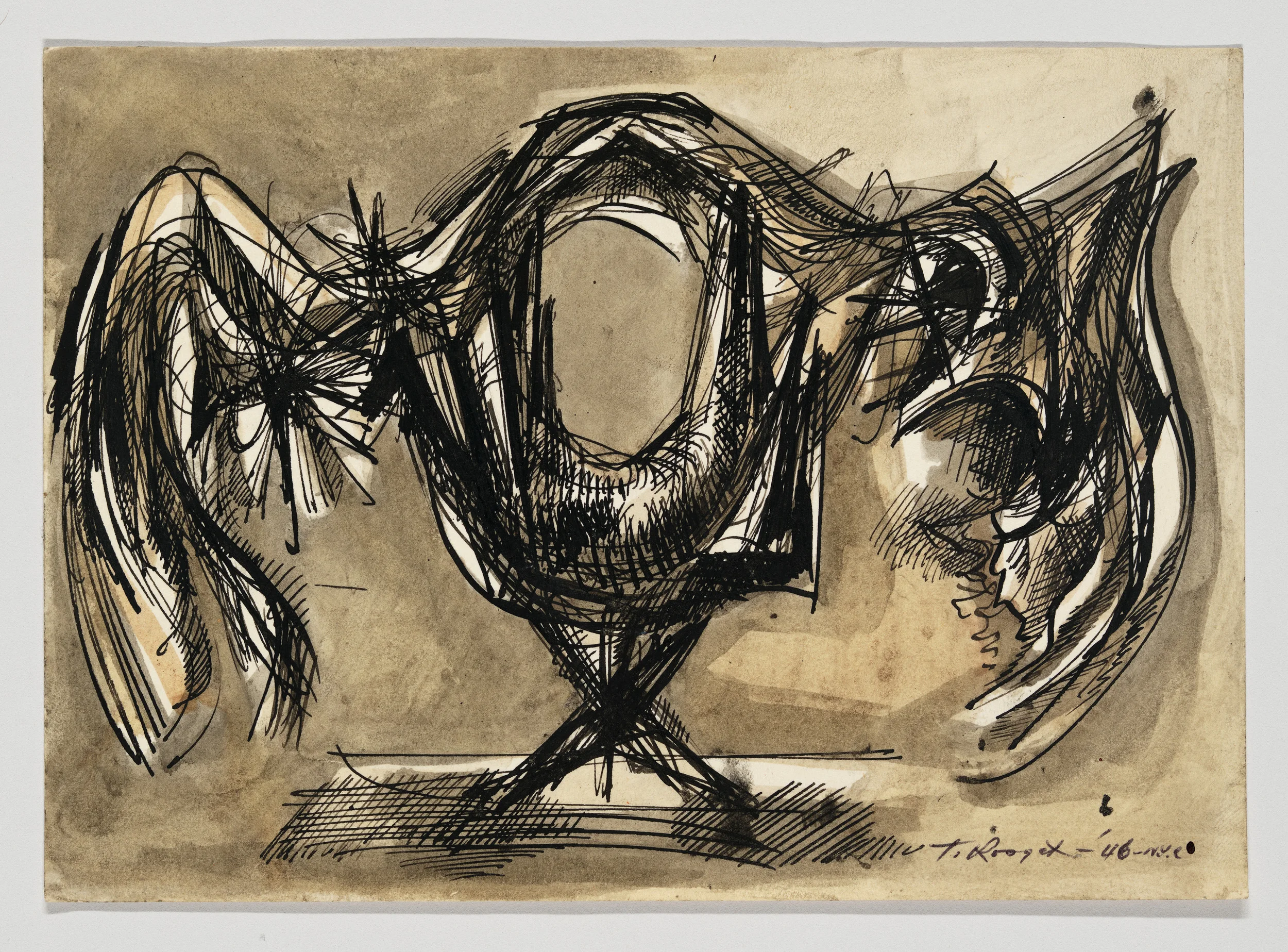 Study for Raven, 1946