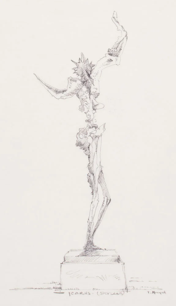 Icarus (Skylark) Dorsal View, 1950