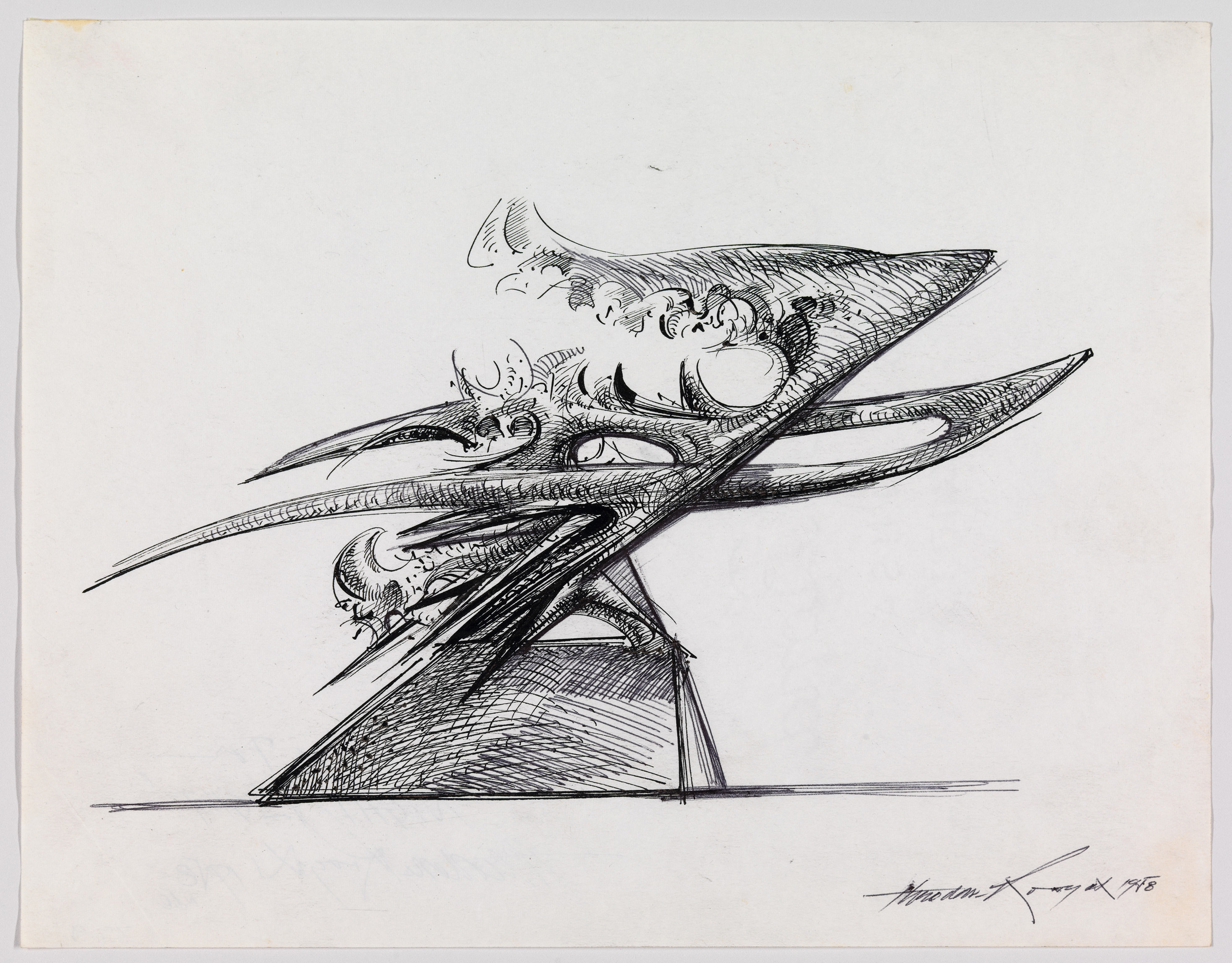 Study for Night Flight, 1958